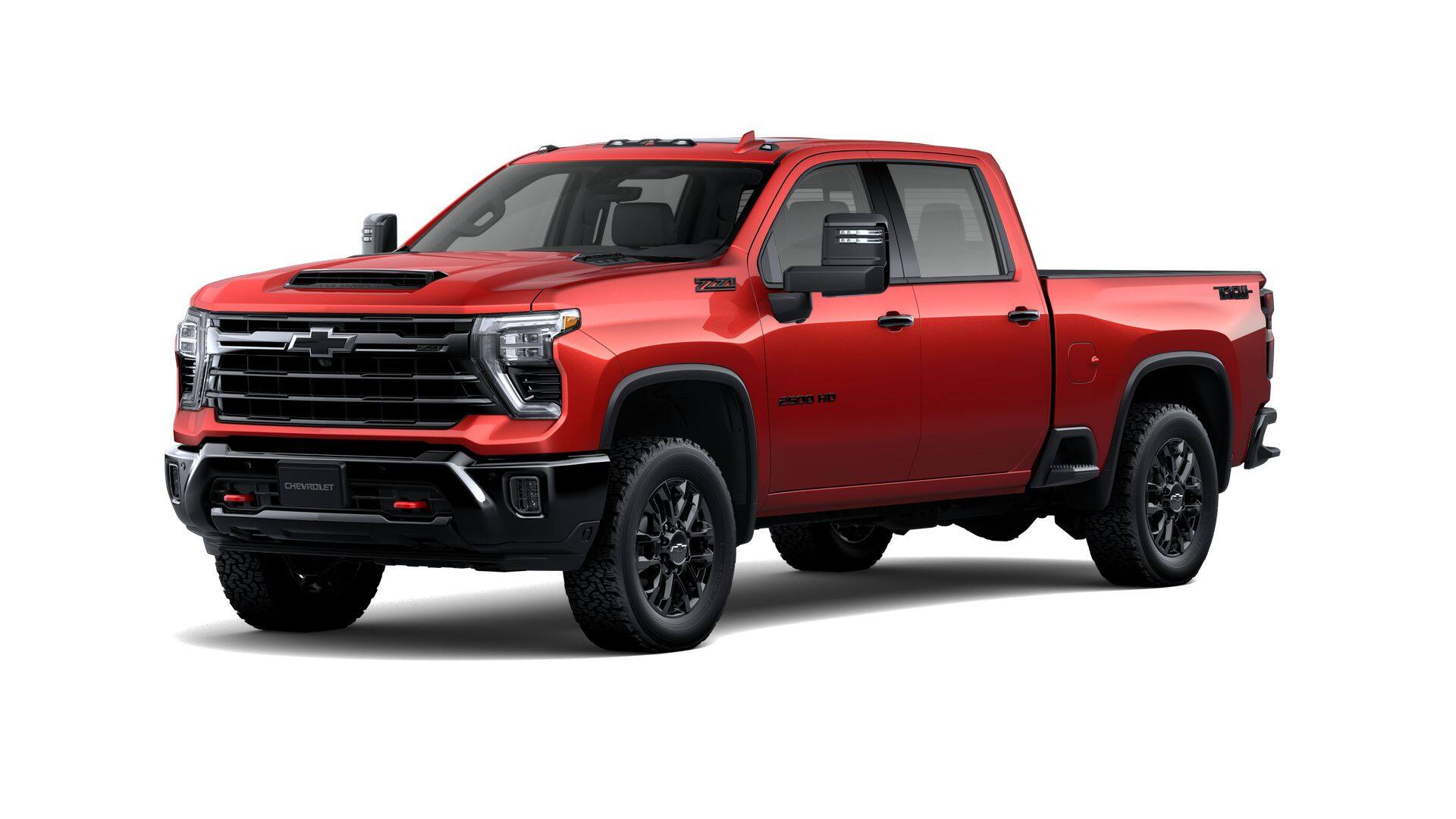 2026 Chevrolet Silverado 2500 HD LTZ in Radiant Red Tintcoat — front three-quarter view