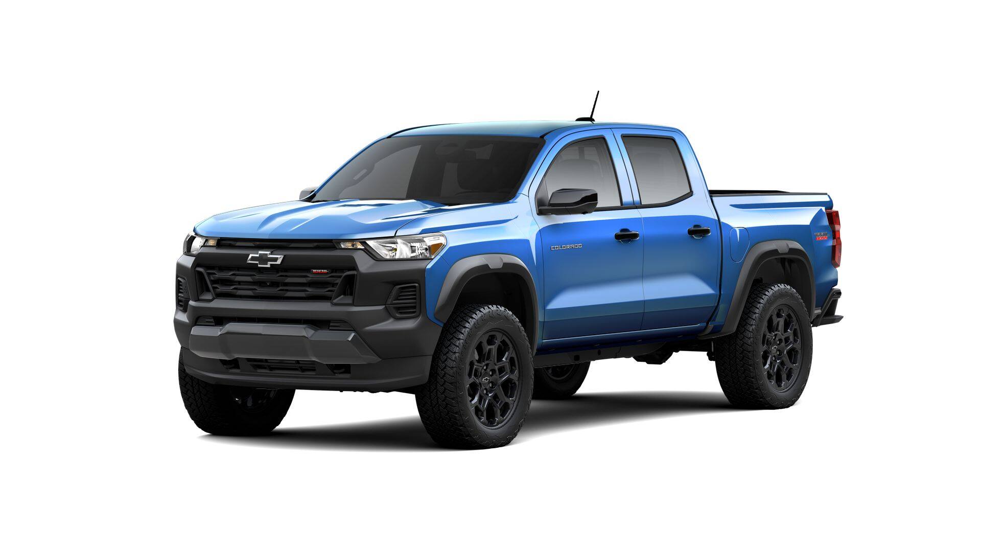 2026 Chevrolet Colorado Trail Boss in Reef Blue Metallic — front three-quarter view