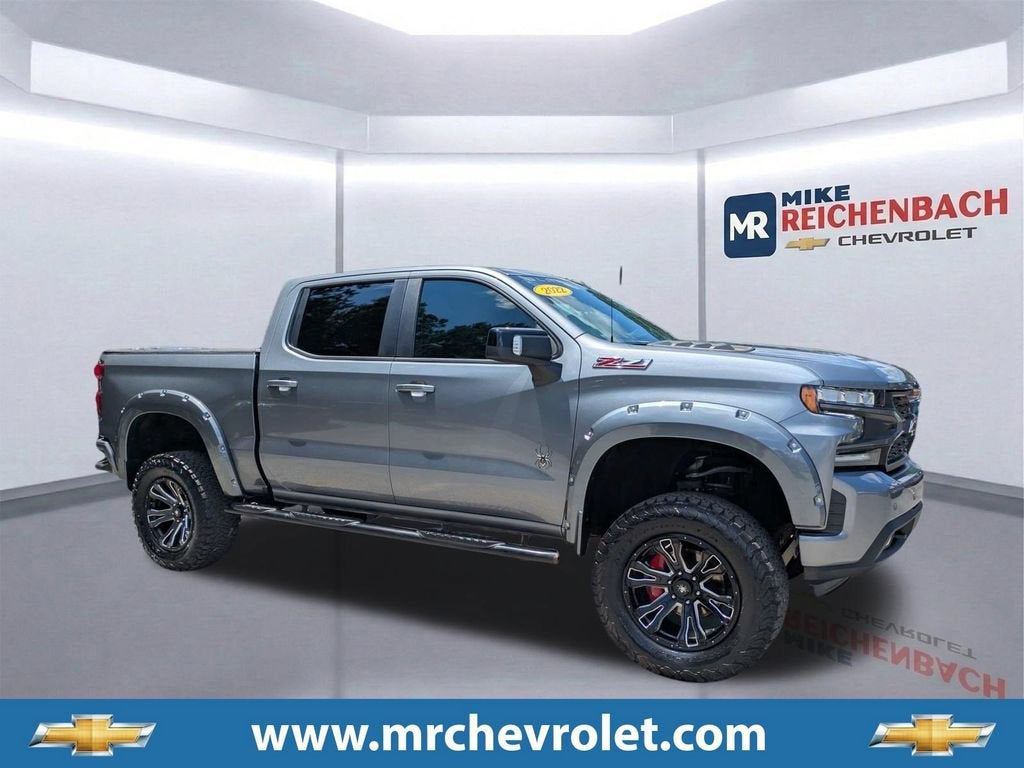 2022 Chevrolet Silverado 1500 LTD RST in Satin Steel Metallic — front three-quarter view
