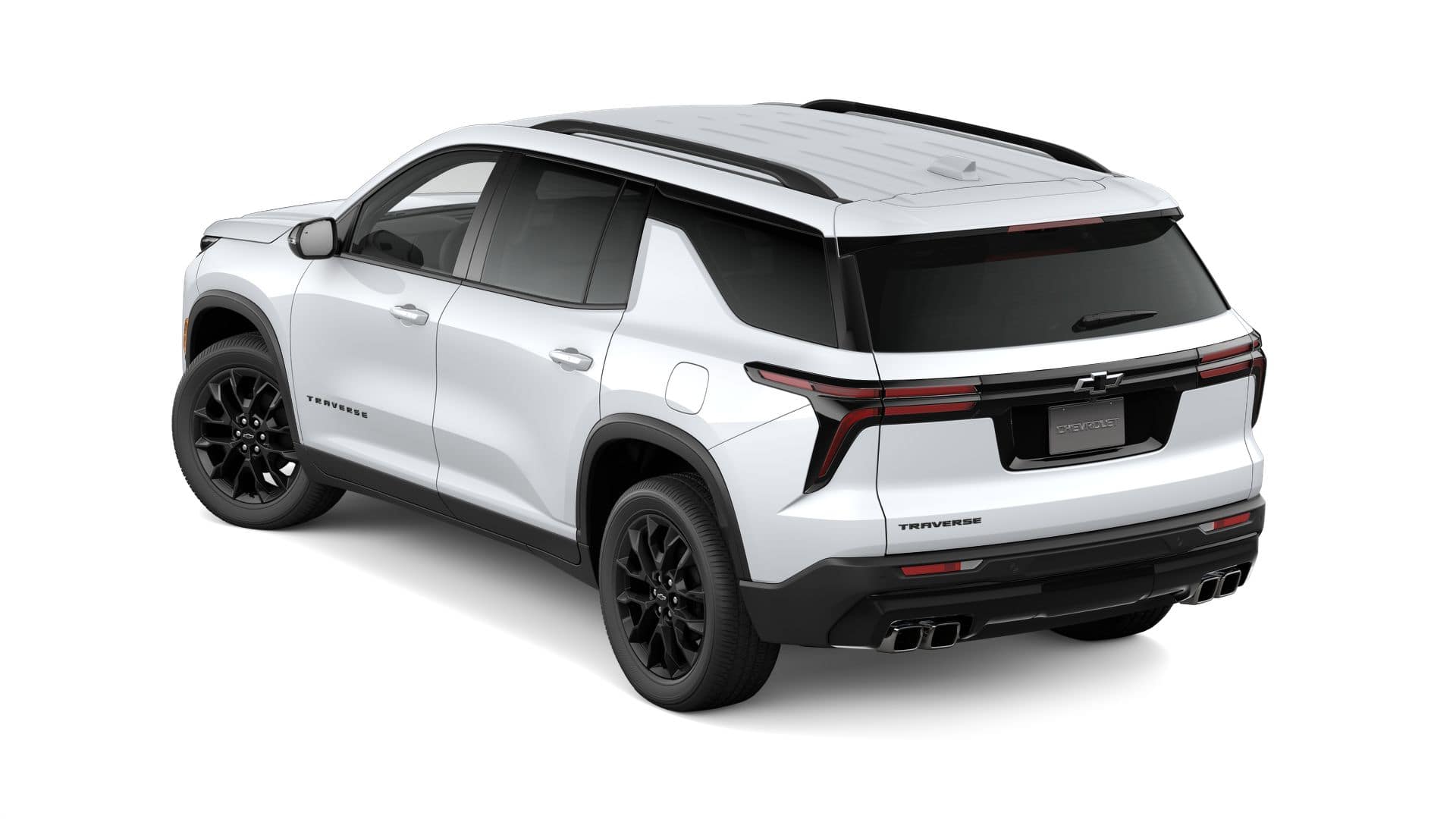 2026 Chevrolet Traverse LT in Summit White — front three-quarter view