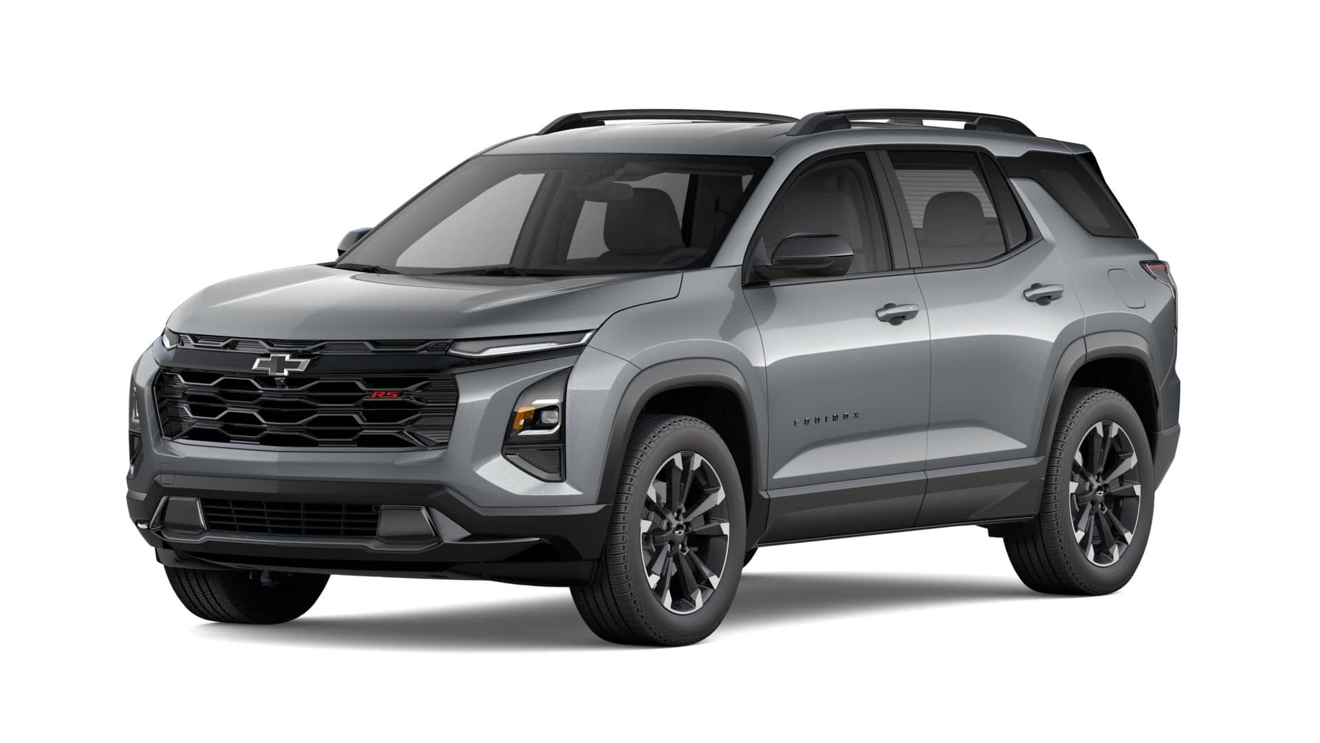 2027 Chevrolet Equinox FWD RS in Sterling Gray Metallic — front three-quarter view