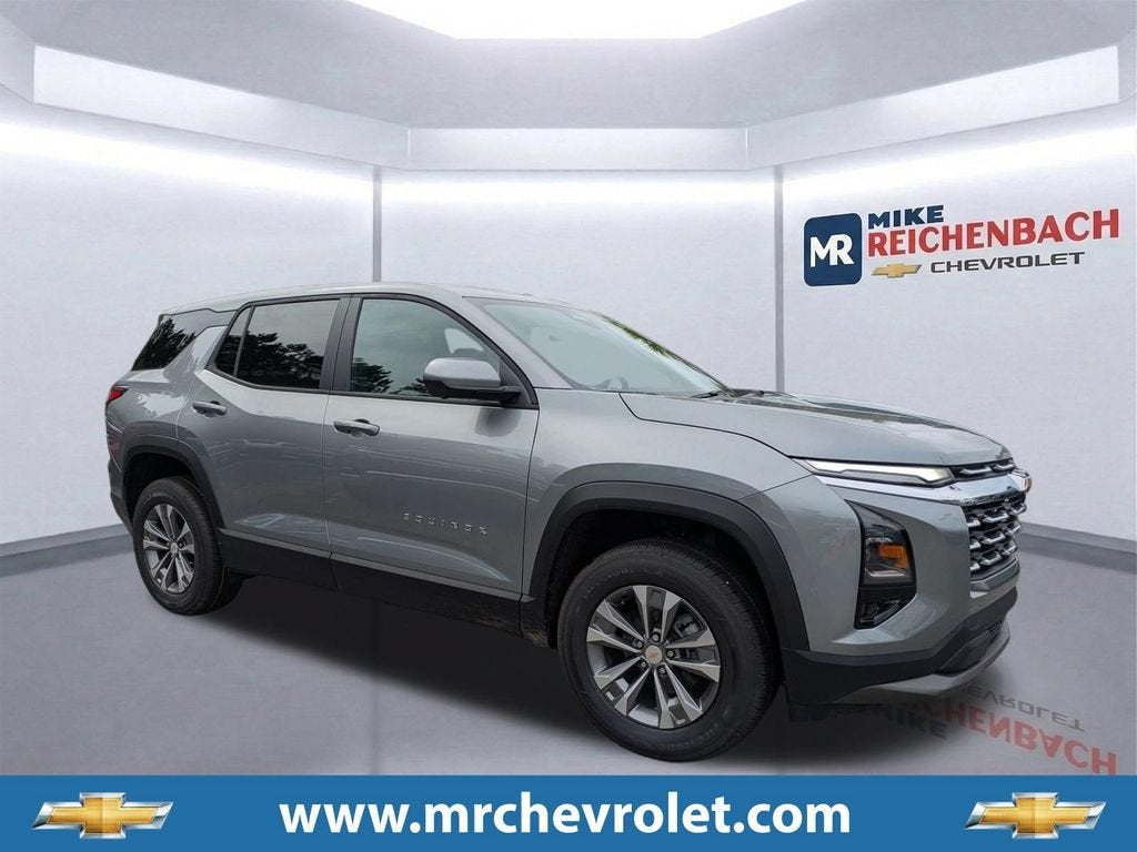 2026 Chevrolet Equinox LT in Sterling Gray Metallic — front three-quarter view