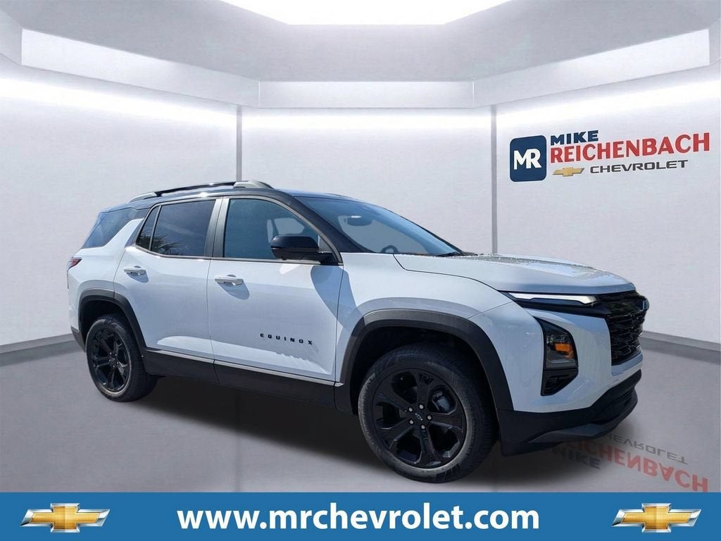 2026 Chevrolet Equinox LT in Summit White — front three-quarter view
