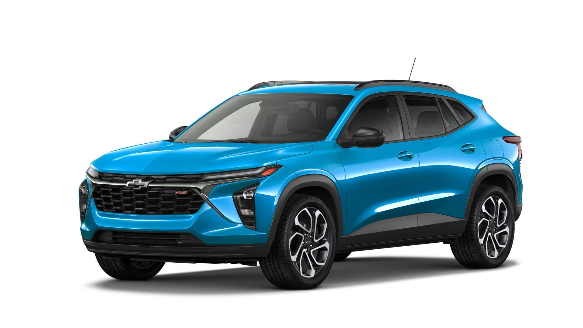 2026 Chevrolet Trax 2RS in Marina Blue Metallic — front three-quarter view